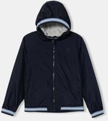 GUESS Яке ветровка Guess в тъмносин цвят, с мека памучна подплата