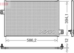 DENSO Condensator, climatizare DENSO DCN17036 (DCN17036) - automobilus