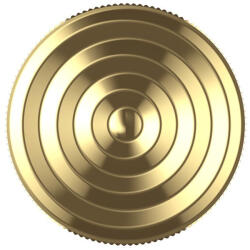 Flippy Fidget Spinner Titirez Anti Stress, Flippy, Tip Pandativ Breloc, Ondulatii Mari, Otel Inoxidabil, 30x30x8 mm, Auriu (teo-167121)