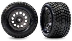 Traxxas колело 2.1/2.6", джанта ъглово сив, гума Gravix (предни) (2)
