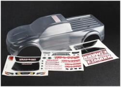 Traxxas каросерия прозрачна, стикери: E-Maxx Brushless