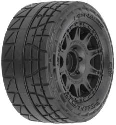 Pro-Line колело с гума 1: 18 Menace Street H12mm, диск черен (4): Granite GROM