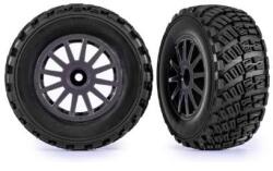 Traxxas колело 2.2/3.0", джанта Rally сив, гума gravel (2)