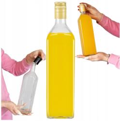 Bimberek üveg 1000 ml, átlátszó üveg, 30, 5x7, 5 cm (ZES001109)