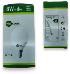  Green Power Deal Energiatakarékos Kisgömb Izzó - E14, 8W (40W)