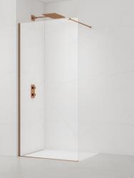 SAT Walk-in zuhanyparaván 80 cm szálcsiszolt rose gold SATBWI80PRRG (SATBWI80PRRG)