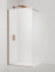 SAT Walk-in zuhanyparaván 120 cm szálcsiszolt rose gold SATBWI120MSPRRG (SATBWI120MSPRRG)
