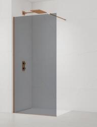 SAT Walk-in zuhanyparaván 90 cm szálcsiszolt rose gold SATBWI90KSPRRG (SATBWI90KSPRRG)