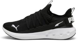 PUMA Softride Carson Fresh uniszex futócipő, fekete-fehér, S25