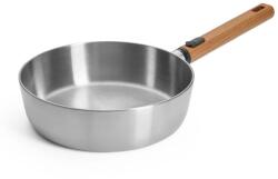 WOLL Tigaie pentru saute LOGIC STEEL 24 cm, cu mâner detașabil, oțel inoxidabil, WOLL (WL1724WLCS)
