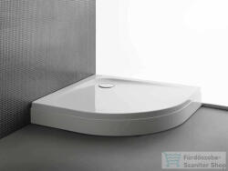 Kolpa San Evein Tray R 80x80 cm-es negyedköríves, előlapos akril zuhanytálca, szifon nélkül, fehér 593310 (593310)