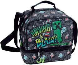 Red Robin Design Minecraft Metro Art thermo uzsonnás táska 21 cm (316-05220)