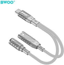 BWOO BZ67 2 az 1-ben Type-C-Type-C és 3, 5 mm jack adapter (BO-BZ67)