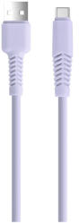 SETTY USB-USB-C kábel 1, 5 m 2, 1 A KSA-C-1.529 lila (158814)