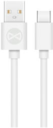 Forever kábel USB-USB-C 1, 0 m 3A fehér (155976)