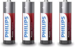 Philips Power Alkaline AA elem 4 db (Phil-LR6P4F/10)