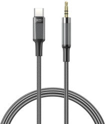 XO NB-R279B audio kábel USB-C - jack 3, 5 mm 1, 0 m fekete (NB-R279B)