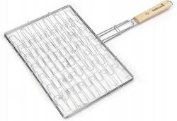 Barbecook Krómozott grillrács fa fogantyúval Fsc 40x28cm (BC-ACC-7059)