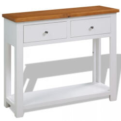 VidaXL Masă consolă, 83 x 30 x 73 cm, stejar (247124)