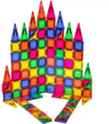 Magna-Tiles 100db-os mágneses építőjáték (MT-244880) - morzsajatekbolt