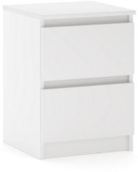 WIPMEB Éjjeliszekrény Simple, fehér matt, 2S 40