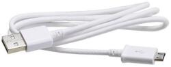 Samsung ECB-DU4AWE kábel - 1 méter USB / MicroUSB fehér gyári adatkábel (GR-BA8592118105071)