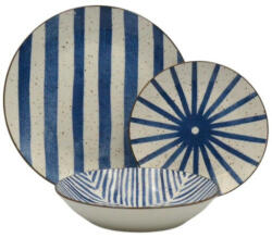 Tognana Moon Blue Mirage porcelán étkészlet 18 részes
