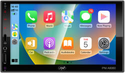 PNI A8060 autós multimédia lejátszó Android 13 rendszerrel, 4 GB DDR3/64 GB ROM-mal, 7 hüvelykes képernyővel, CarPlay-jel, Android Auto-val, Bluetooth-szal, Wi-Fi-vel, FM rádióval