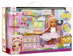 Rainbow High Set mic de joacă magazin de prăjituri (522058) Papusa