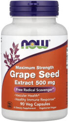 NOW Grape Seed Extract (Seminte Struguri), 500 mg, NOW Foods, 90 capsule