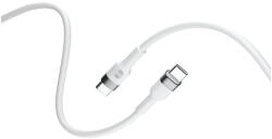 Forever Flexible kábel USB-C-USB-C 2, 0 m 100W fehér (157798)