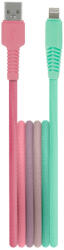 SETTY USB-Lightning kábel 1, 5 m 2, 4A KGA-L-1.52420 türkiz-rózsaszín átmenetes (160043)