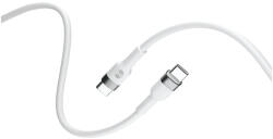 Forever Flexible kábel USB-C-USB-C 1, 0 m 60W fehér (157665)
