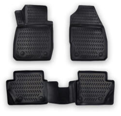  Set covoare cauciuc tip tavita pentru Ford Fiesta 2008-2018, negru (4 buc) (171022-61)