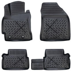 Set covorase auto tip tava TPE pentru Toyota Auris II (2013+) negru, 4 piese (201022-60)
