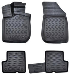 Set covoare cauciuc tip tavita pentru Dacia Logan II 2013-2020, negru (171022-43)