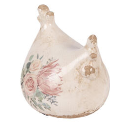 Clayre & Eef Figurina Gaina ceramica 12x11x13 cm (6CE2394deco)