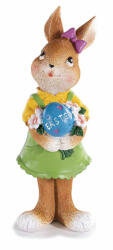 Decorer Figurina Iepuras Fetita Paste 6.5x8x16.5 cm (A55.39.48A)
