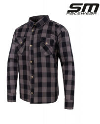 SM Racewear Camasa moto SM Racewear Renegade - Kevlar integral, protectii CE umeri coate coloana, inchidere fermoar + capse - Diverse culori (CTR024-XLG)