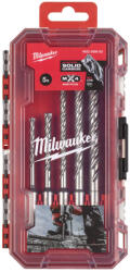 Milwaukee MX4 SDS-Plus 4 élű fúrószár Készlet 5 részes (5 / 6 x 115 mm; 6 / 8 / 10 x 160 mm) (4932498297) (4932500063) (4932500063)