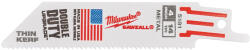 Milwaukee Szablyafűrészlapok THIN KERF 100/1, 8 mm Bimetál, Co 5 db (48005181) (48475181) (48475181)