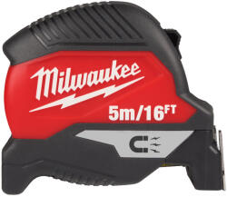 Milwaukee Prémium Mágneses Mérőszalag (4. gen) 5 m / 16 láb / 27 mm (4932464602) (4932498769) (4932498769)