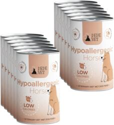 Paka Zwierzaka PEPE VET Hypoallergenic Horse (carne de cal) 12x400 g