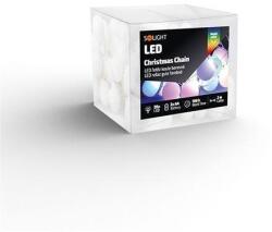 Solight Globuri colorate cu lanț de Crăciun Solight LED, 20x LED, 2m, 2x AA (1V273)