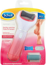 Scholl Velvet elektromos talpreszelő pótfejekkel pink