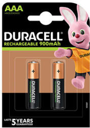 Duracell újratölthető NiMH AAA elem, 2 darabos csomag