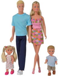 Simba Toys Set Simba Steffi Love Family XL cu 4 papusi +3 ani (S105738565) Papusa
