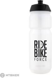 FORCE F Ride kerékpártáska, 0, 75 l, átlátszó/fekete