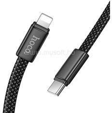 hoco. iPhone 14 Plus / 14 Pro Max / 14 Pro X125 adatkábel Type-C - lightning, 100cm, FEKETE (HOCO_X125_C_L_B) (HOCO_X125_C_L_B)