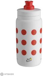 Elite FLY kulacs, 550 ml, TdF piros pöttyök